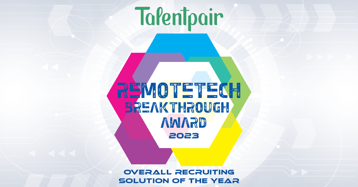 Talentpair Wins “Overall Recruiting Solution of the Year” For 2023